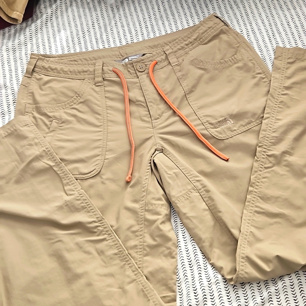 The North Face Khaki Tan Horizon II Nylon Pants